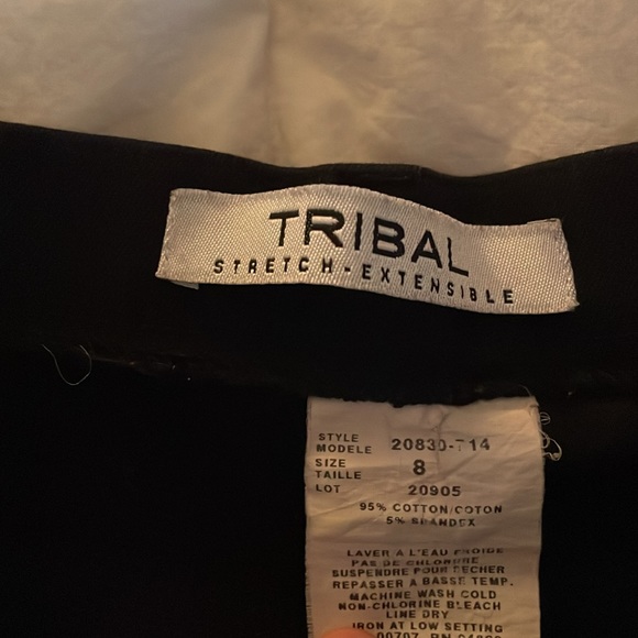 Black Tribal Dress Pants - Picture 3 of 5